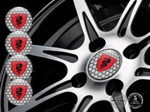 Alfa Romeo Dekoration für Räder Hochwertige Harzlabels